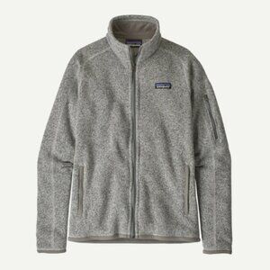 women color birch white better sweater fleece jacket